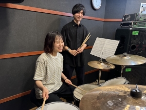 上野ドラム教室レッスン風景