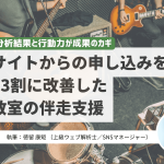 アンケート分析 × 行動の積み重ねが成果のカギ