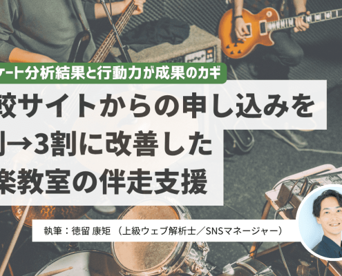 アンケート分析 × 行動の積み重ねが成果のカギ